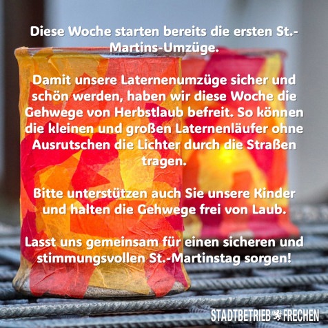 Von Grün zu Gold - Laub im Stadtgebiet Frechen