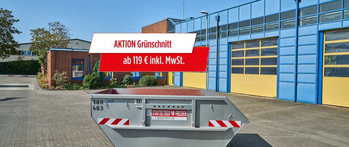 AKTION Container für Grünschnitt
