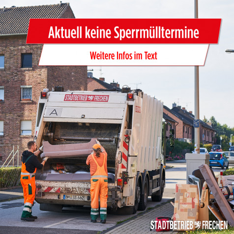 Aktuell keine Sperrmülltermine